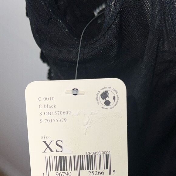 Free People Off Beat Bodysuit Black Size XS - Picture 5 of 9